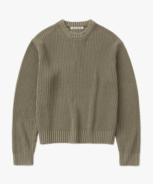 Washable Cropped Hacci Knit - 9 Color