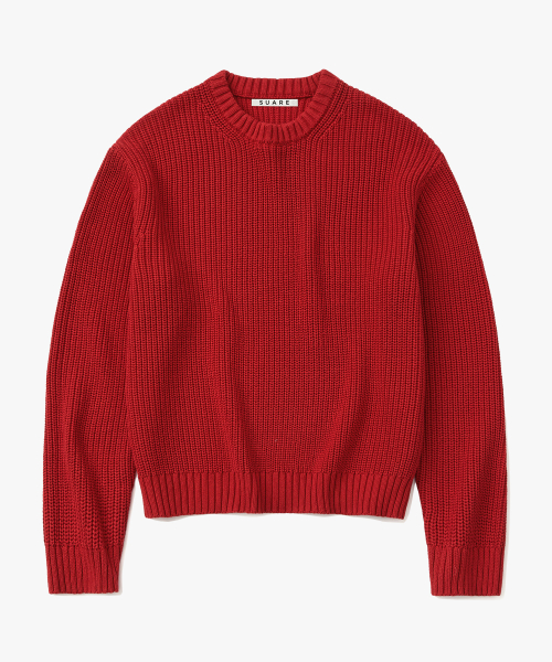 Washable Cropped Hacci Knit - 9 Color