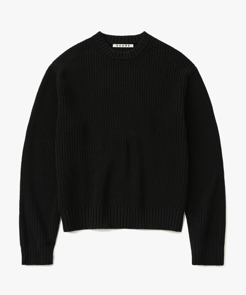 Washable Cropped Hacci Knit - 9 Color