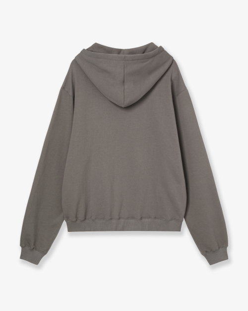 WEB LOGO LOOSED HOODIE [TAUPE]