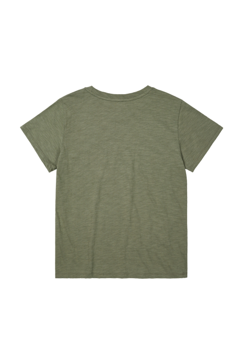DEINET ESSENTIAL SLUB T-SHIRTS IN KHAKI