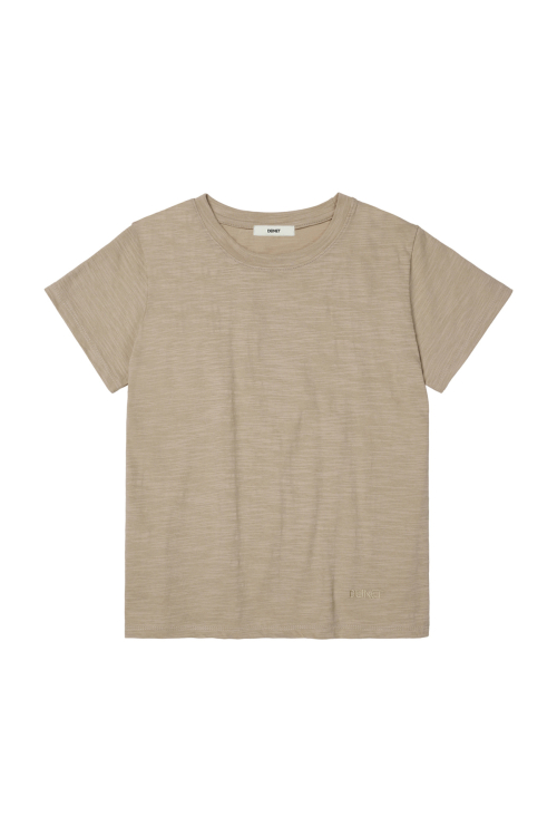 DEINET ESSENTIAL SLUB T-SHIRTS IN BEIGE