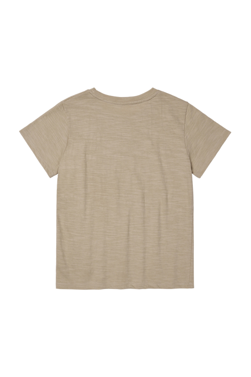 DEINET ESSENTIAL SLUB T-SHIRTS IN BEIGE