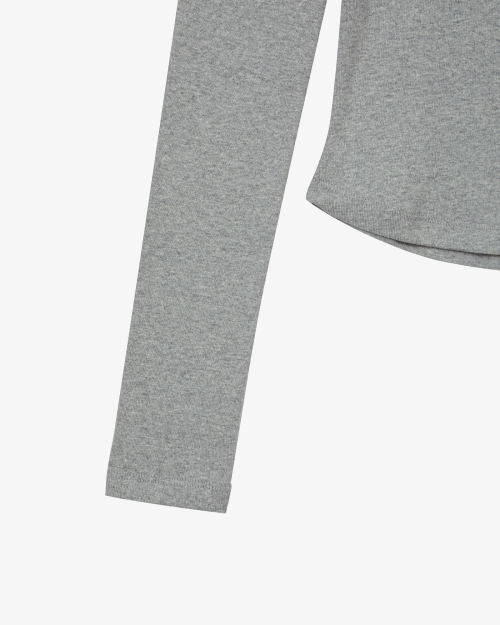 DOT SMALL LETTER L/S [MELANGE GREY]