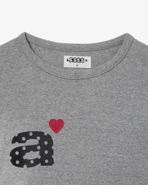 DOT SMALL LETTER L/S [MELANGE GREY]