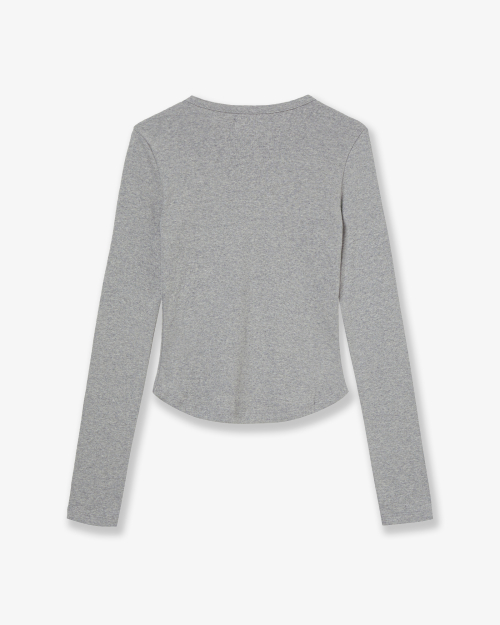 DOT SMALL LETTER L/S [MELANGE GREY]