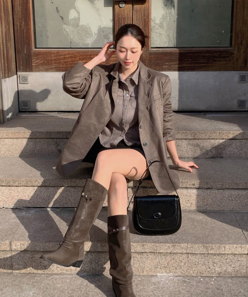 Monet Shoulder bag 모네 숄더백 (Black)