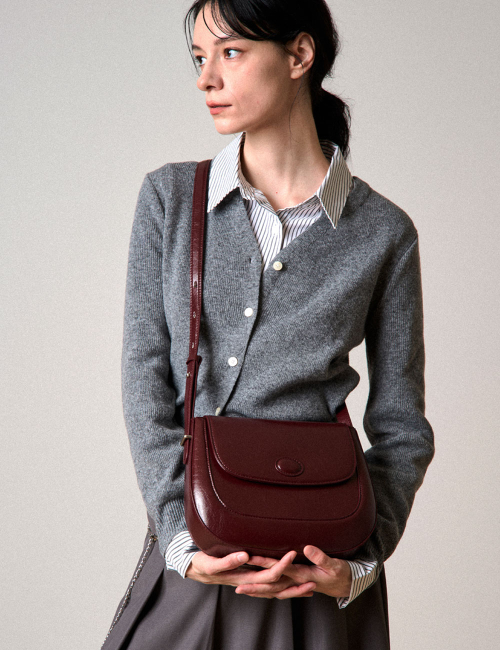 Monet Shoulder bag 모네 숄더백 (Burgundy)