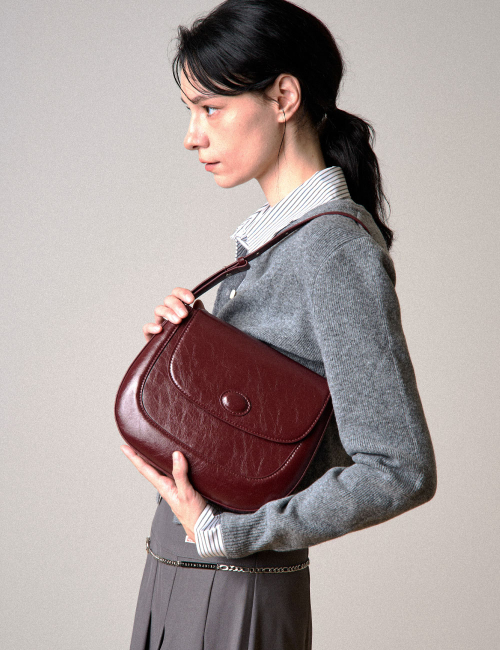 Monet Shoulder bag 모네 숄더백 (Burgundy)