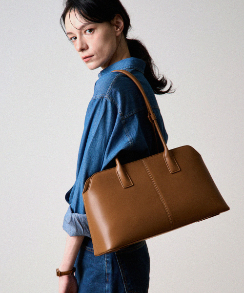 Adele Shoulder bag 아델 소가죽 숄더백 (Brown)