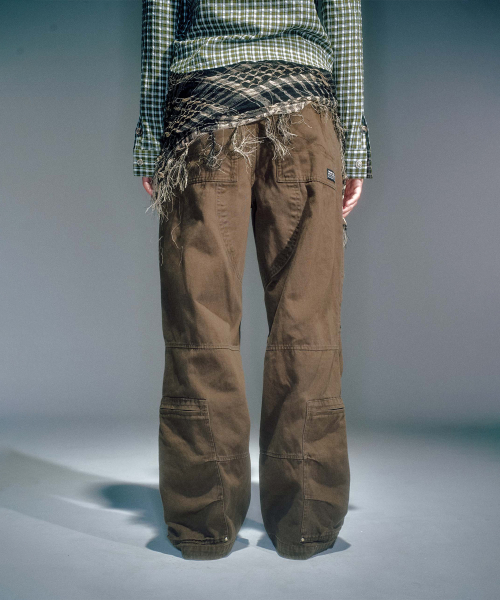 WOMEN FEDRY WORK-PANTS BROWN