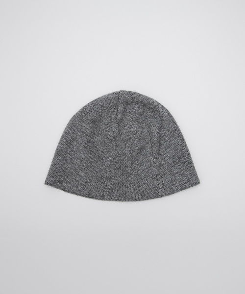 LOGO JAQUARD BEANIE GRAY