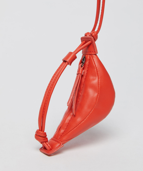 Mini fling keyring bag(Cherry tea)_OVAAX25201CHE