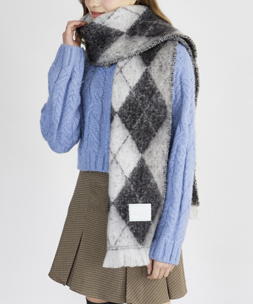 ARGYLE MUFFLER - 5color