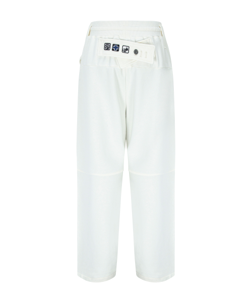 North Wide Sweat Pants (Ivory Cream)
