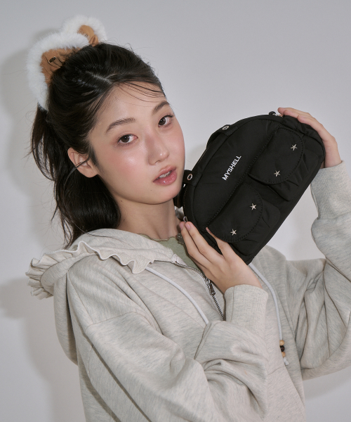 루나 별 스터드 볼링 토트백_35121TT