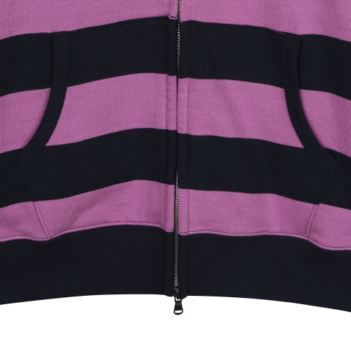 TIME TABLE HOODED ZIP UP-PURPLE