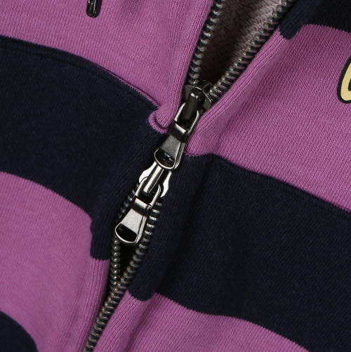 TIME TABLE HOODED ZIP UP-PURPLE