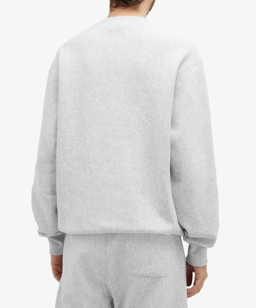 리버스위브 루즈핏 기모 크루넥 스웨트셔츠 Light Grey