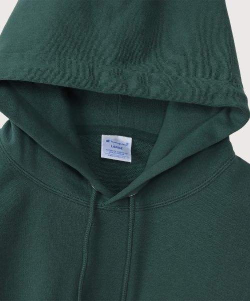 빅 C로고 오버핏 후드 티셔츠 Dark Green