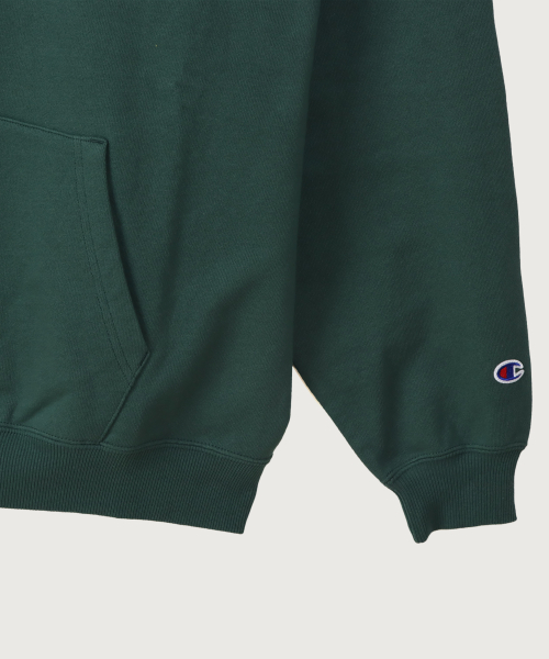 빅 C로고 오버핏 후드 티셔츠 Dark Green