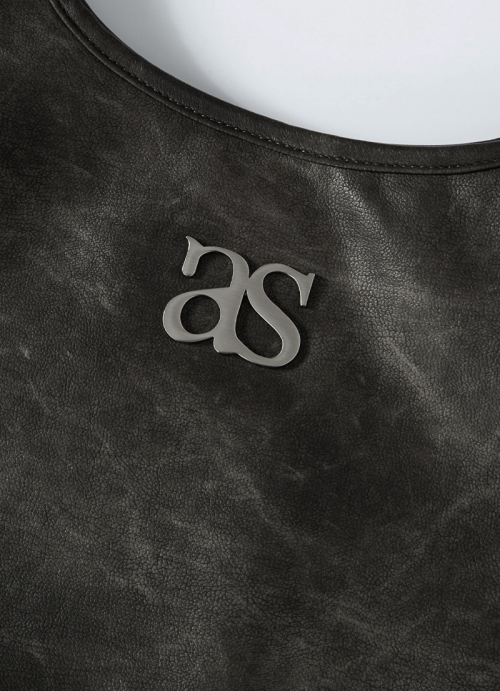 RICKY SHOULDER BAG / CRACK BROWN