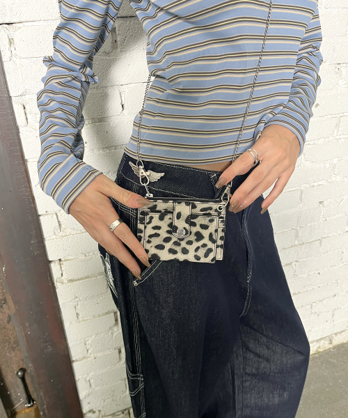 P.O.M CARD WALLET SKY BLUE