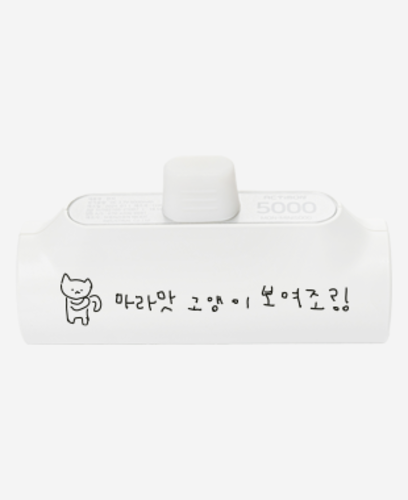 [도킹배터리]엉망 진창 마라 고앵이 도킹형 보조배터리