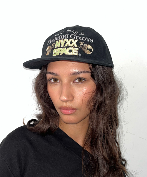 NYX SLOGAN BALL CAP BURGUNDY