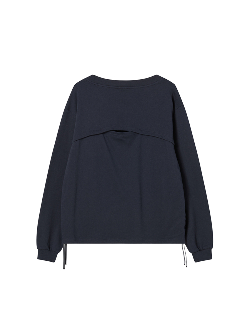 COZY V-NECK L/S NAVY
