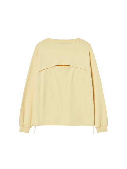 COZY V-NECK L/S YELLOW