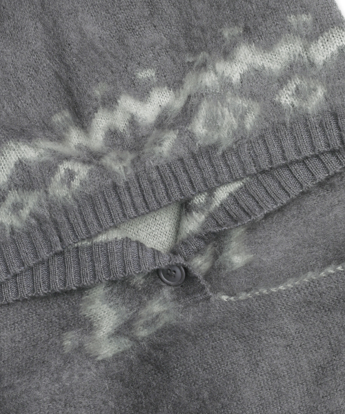 XTA104 노르딕 후드 머플러 (CHARCOAL)