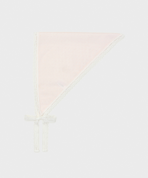 DOTE LACE BONNET_peach