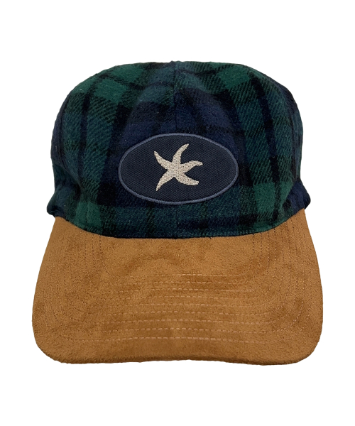 TCM check logo cap (green)