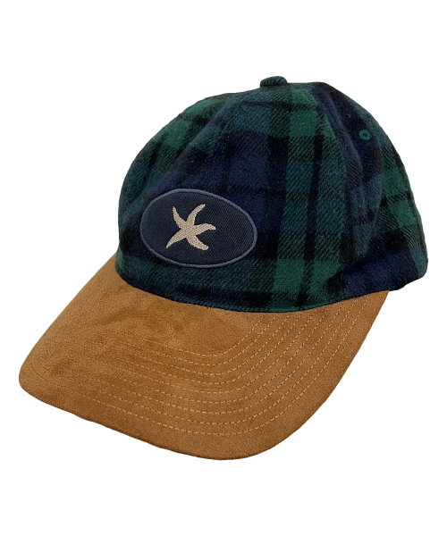 TCM check logo cap (green)