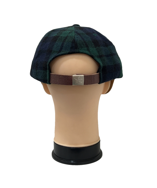 TCM check logo cap (green)