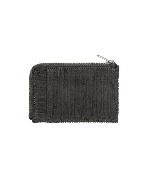 TCM waffle card wallet (charcoal)