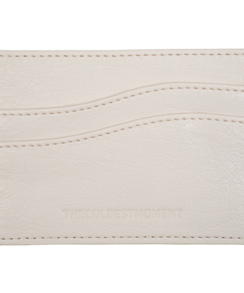 TCM starfish stitch card wallet (ivory)
