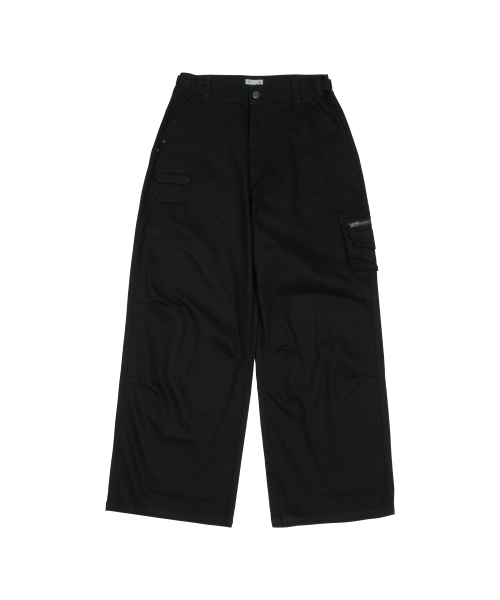 TCM double pocket pants (black)