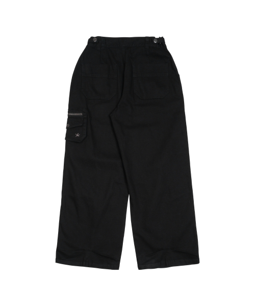 TCM double pocket pants (black)