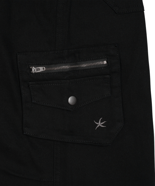 TCM double pocket pants (black)