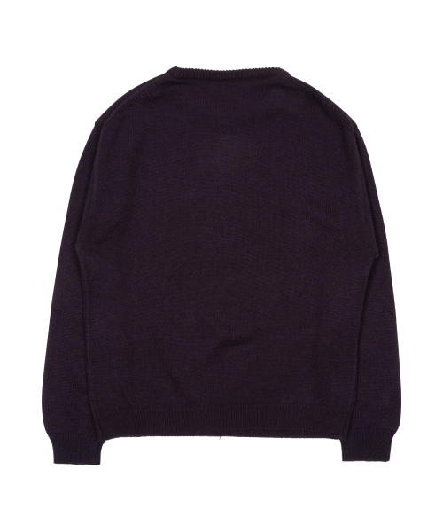 TCM starfish mini logo knit (purple)
