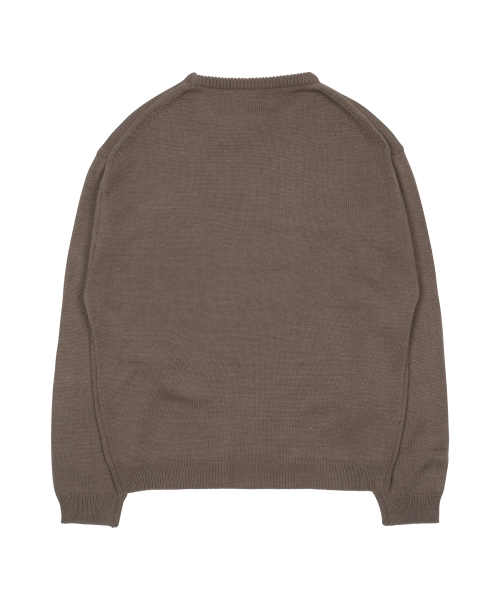 TCM starfish mini logo knit (brown)