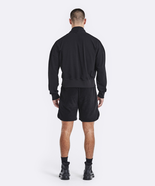 Shawl longsleeve - black