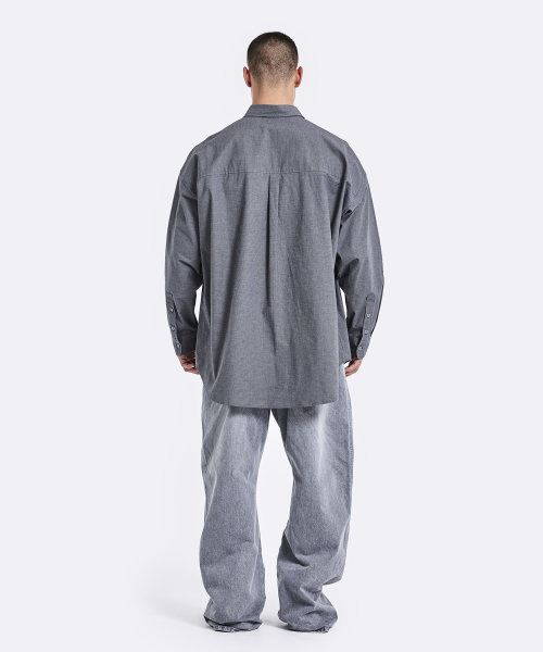 Diagonal shirt - grey