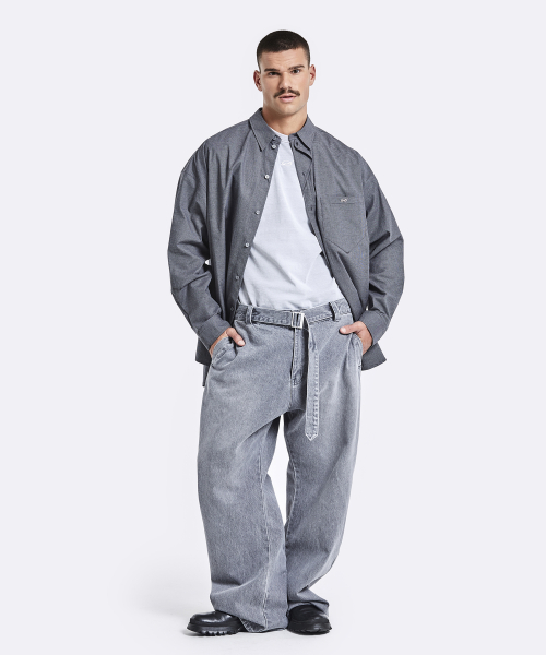 Diagonal shirt - grey