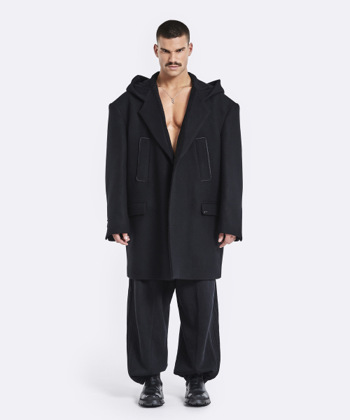 Track sweatpants - washed black
