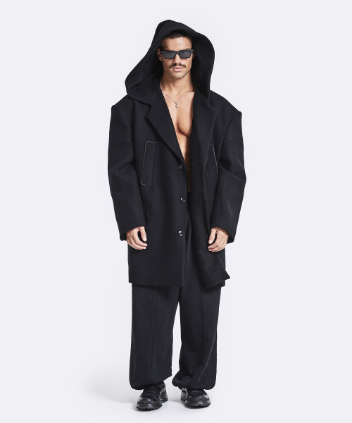 Track sweatpants - washed black