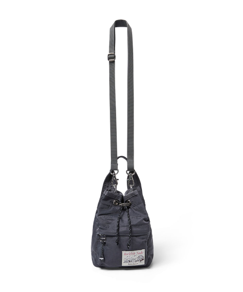 NYLON DRAWSTRING MINI BAG - 2 colors