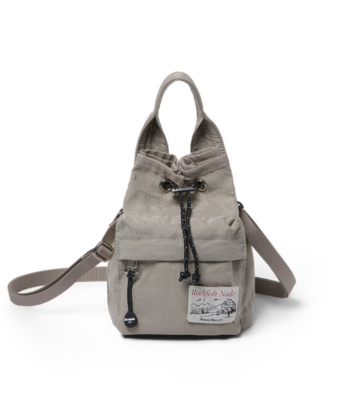 NYLON DRAWSTRING MINI BAG - 2 colors